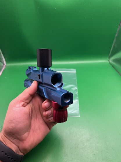 Autococker Body Blue Anodized with Feedneck Mod Drilled
