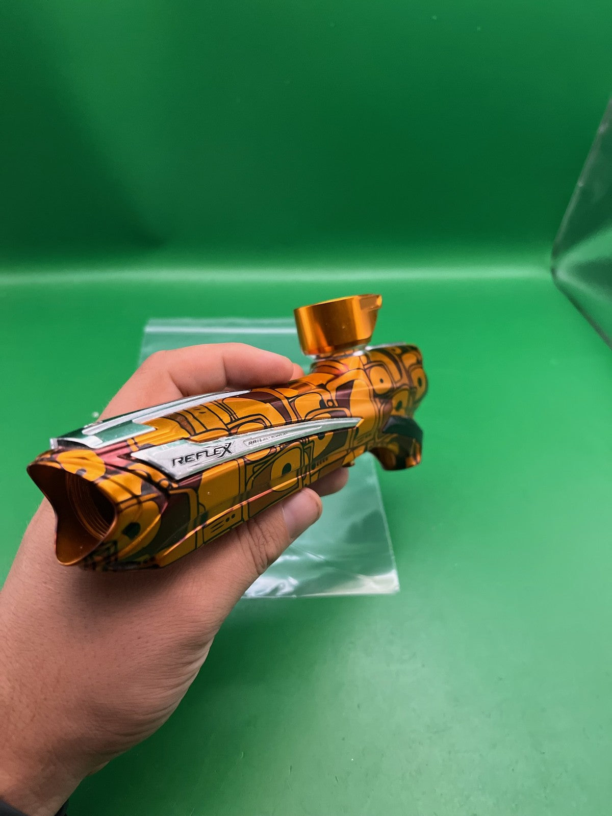 Dye Proto Reflex Rail Body Orange Ano Hydrographic Wrap