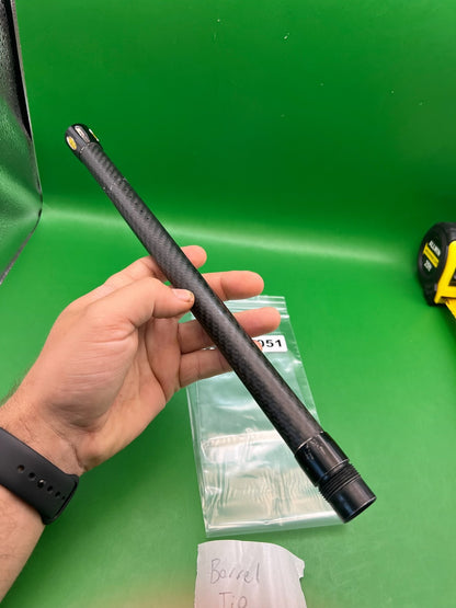 Stiffi Carbon Fiber Barrel Tip 14" Black - Uses Stiffi Backs - used paintball barrel tip - black