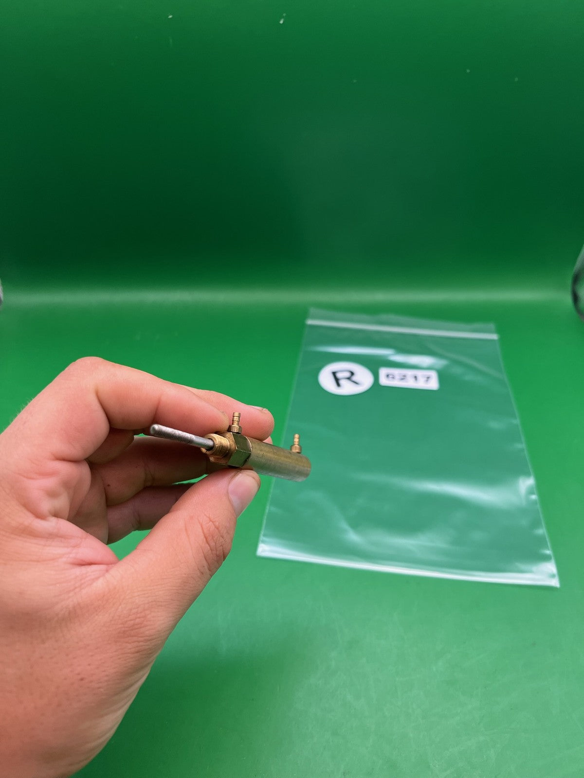 Autococker Brass Ram - used paintball ram - brass