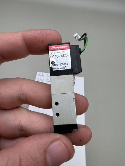 Bob Long 2K2 Intimidator Solenoid Humphrey HO40-4E1 5VDC