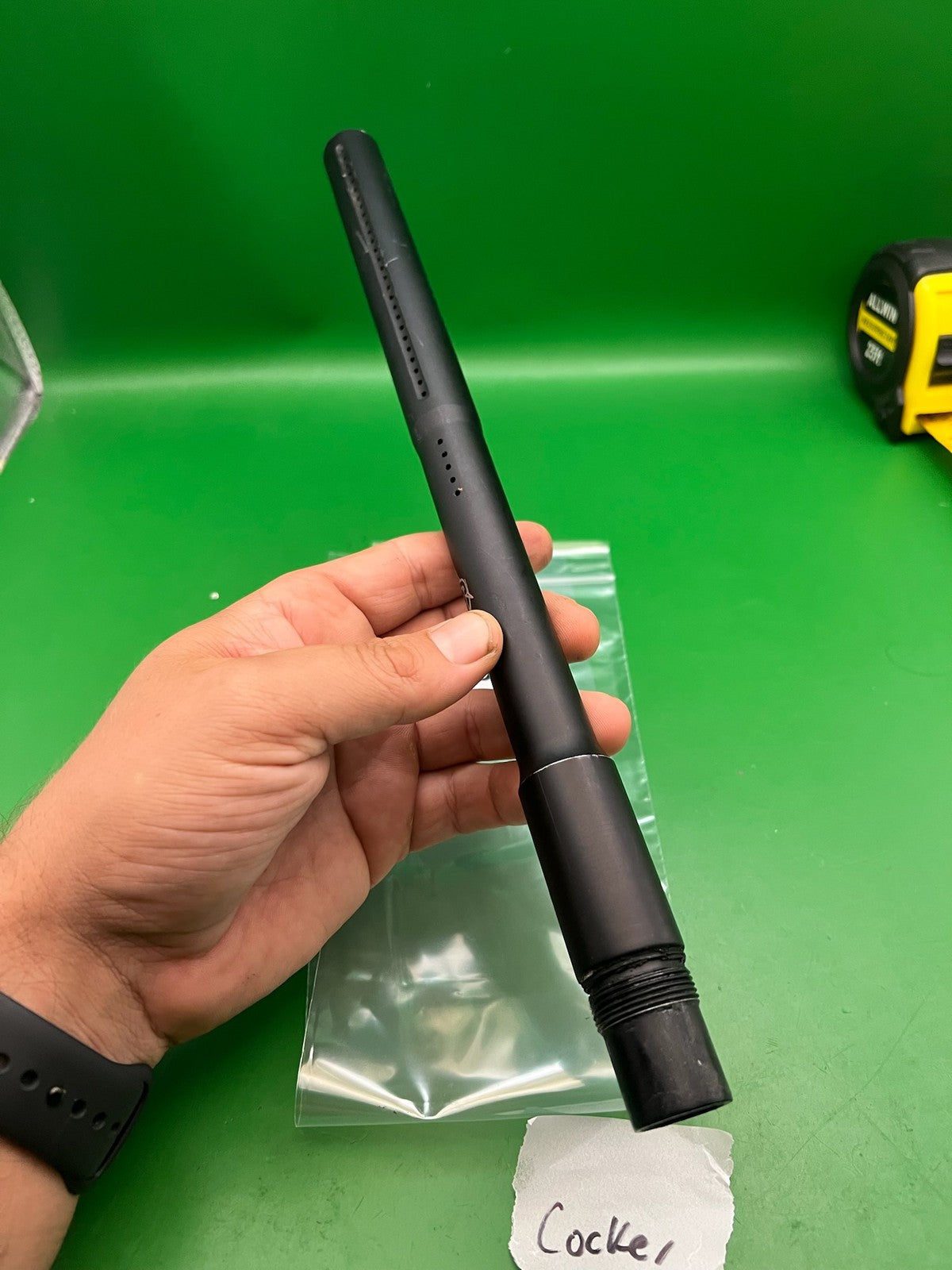 J&J Ceramic 14" Autococker Thread Paintball Barrel Black .690 Bore