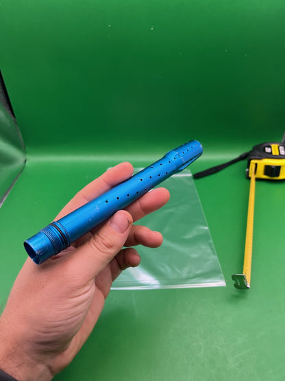 Blue Freak Tip - used paintball barrel tip - blue anno
