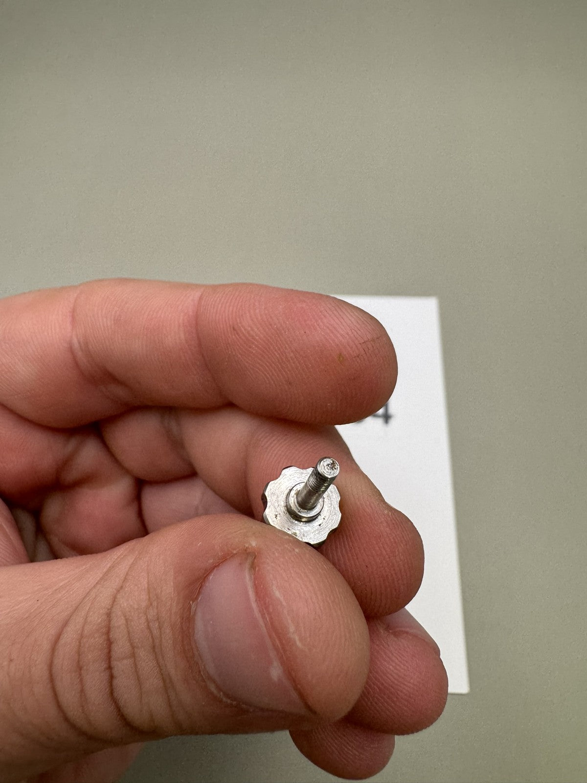 Bob Long 2K2 2K5 Intimidator CCM Eye Cover Screws Silver Aluminum