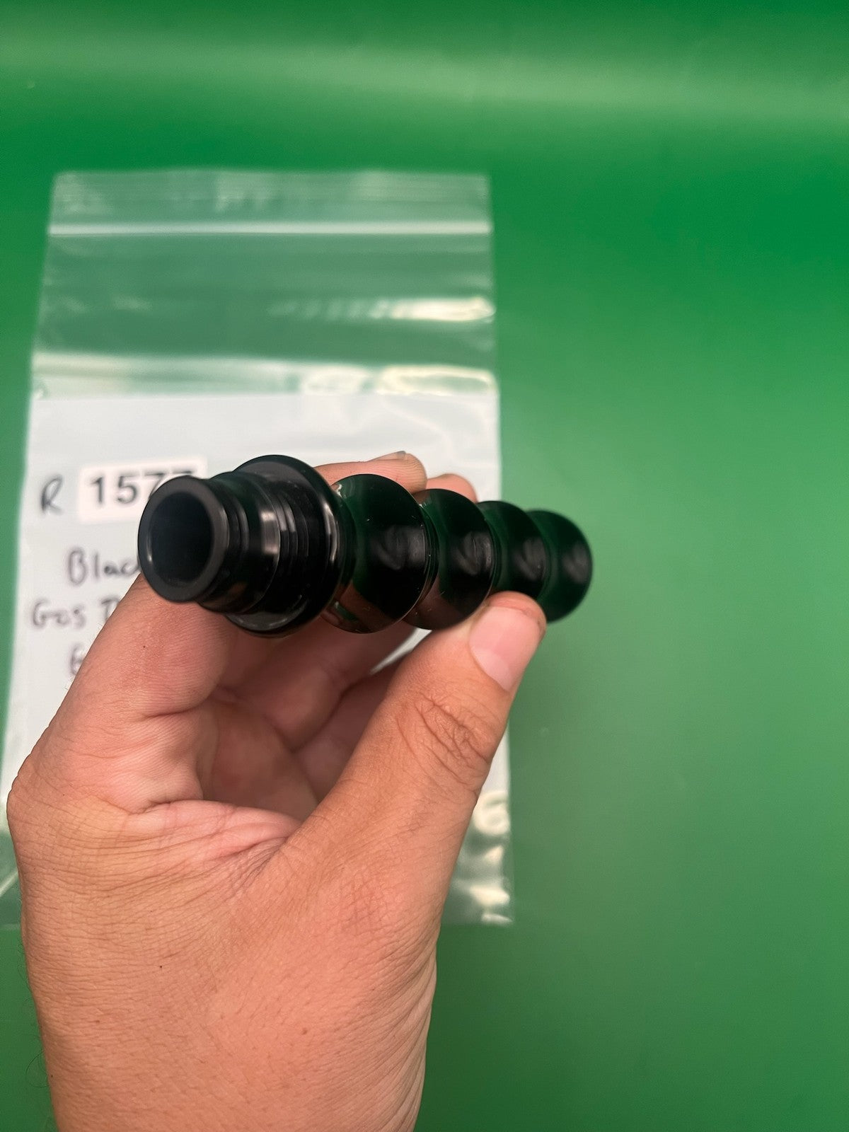 Vintage PB Gas Through Grip Black Threaded Paintball Vertical Grip