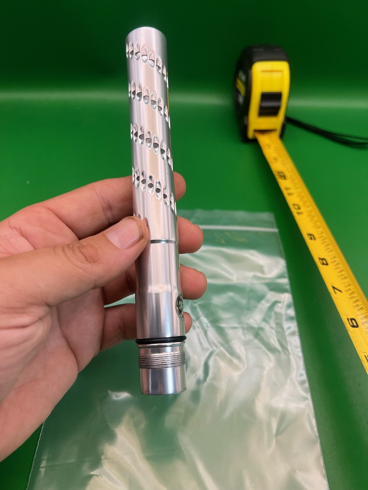 Smart Parts Freak Teardrop Barrel Tip 12 Inch Silver Aluminum Progressive