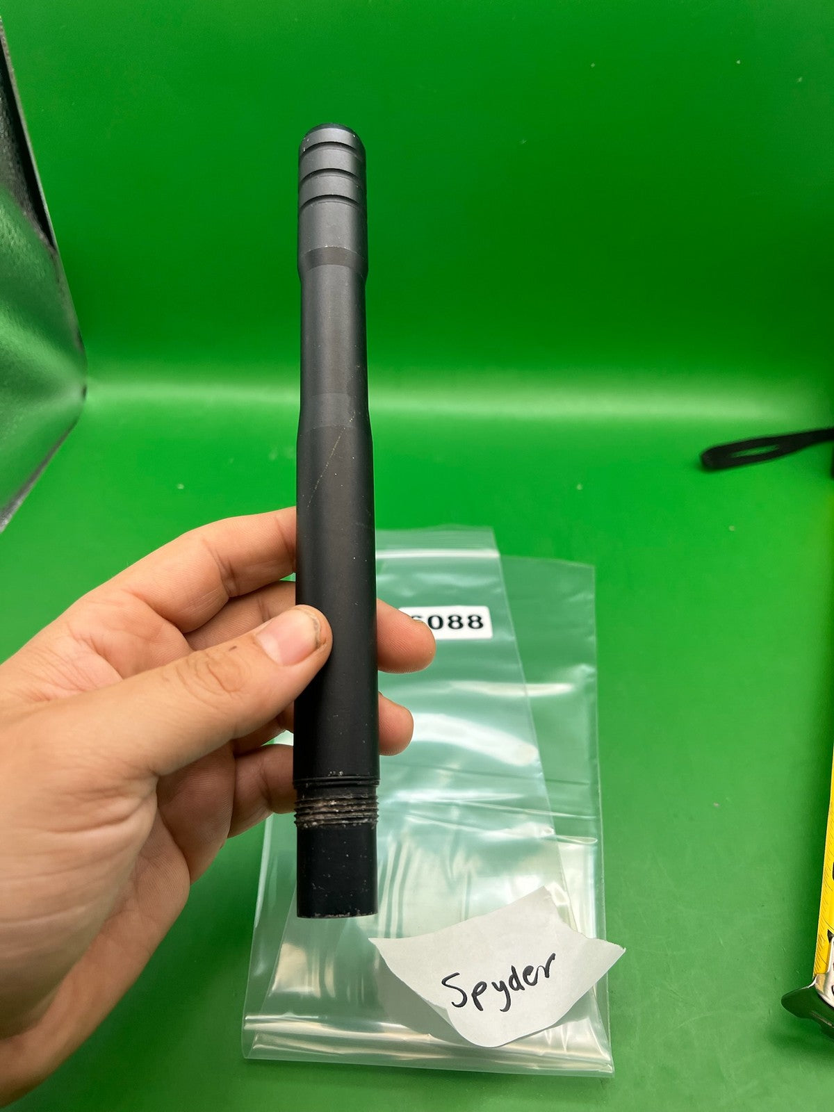 Need Thread - used paintball barrel - black