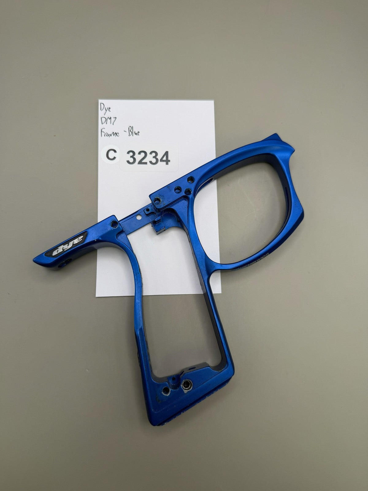 Dye DM7 Paintball Frame Blue