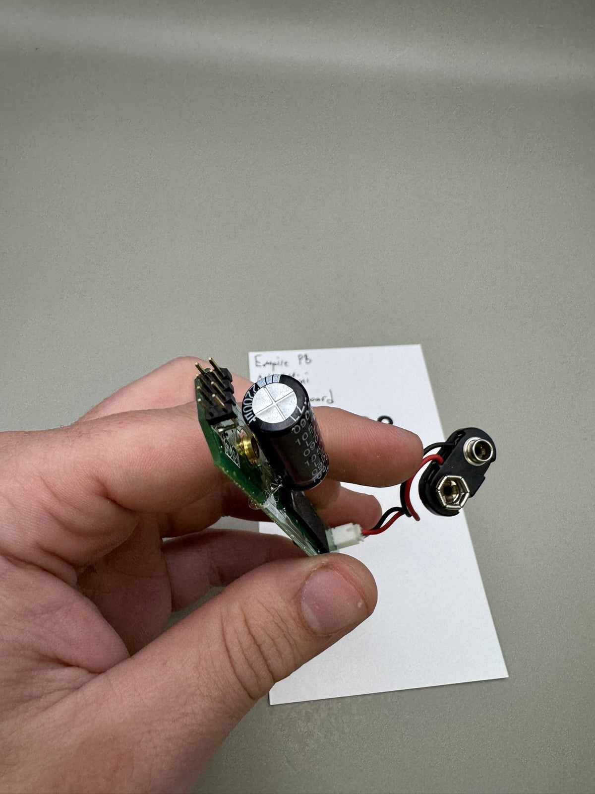 Empire Axe Mini Lower Circuit Board with Battery Connector Green