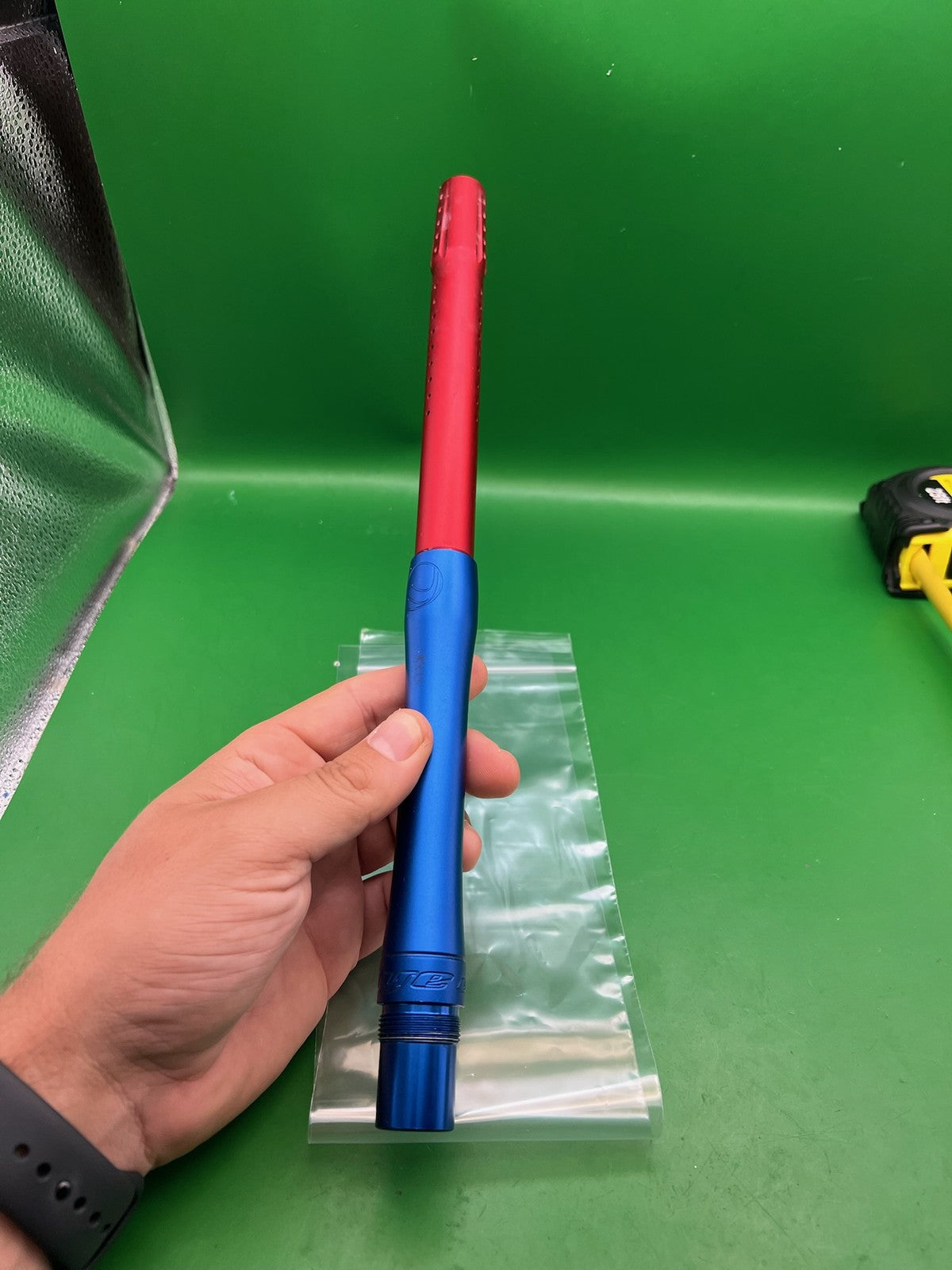 Dye Ultralite (UL) Paintball Barrel 14" 0.685 AC Thread - Blue/Red
