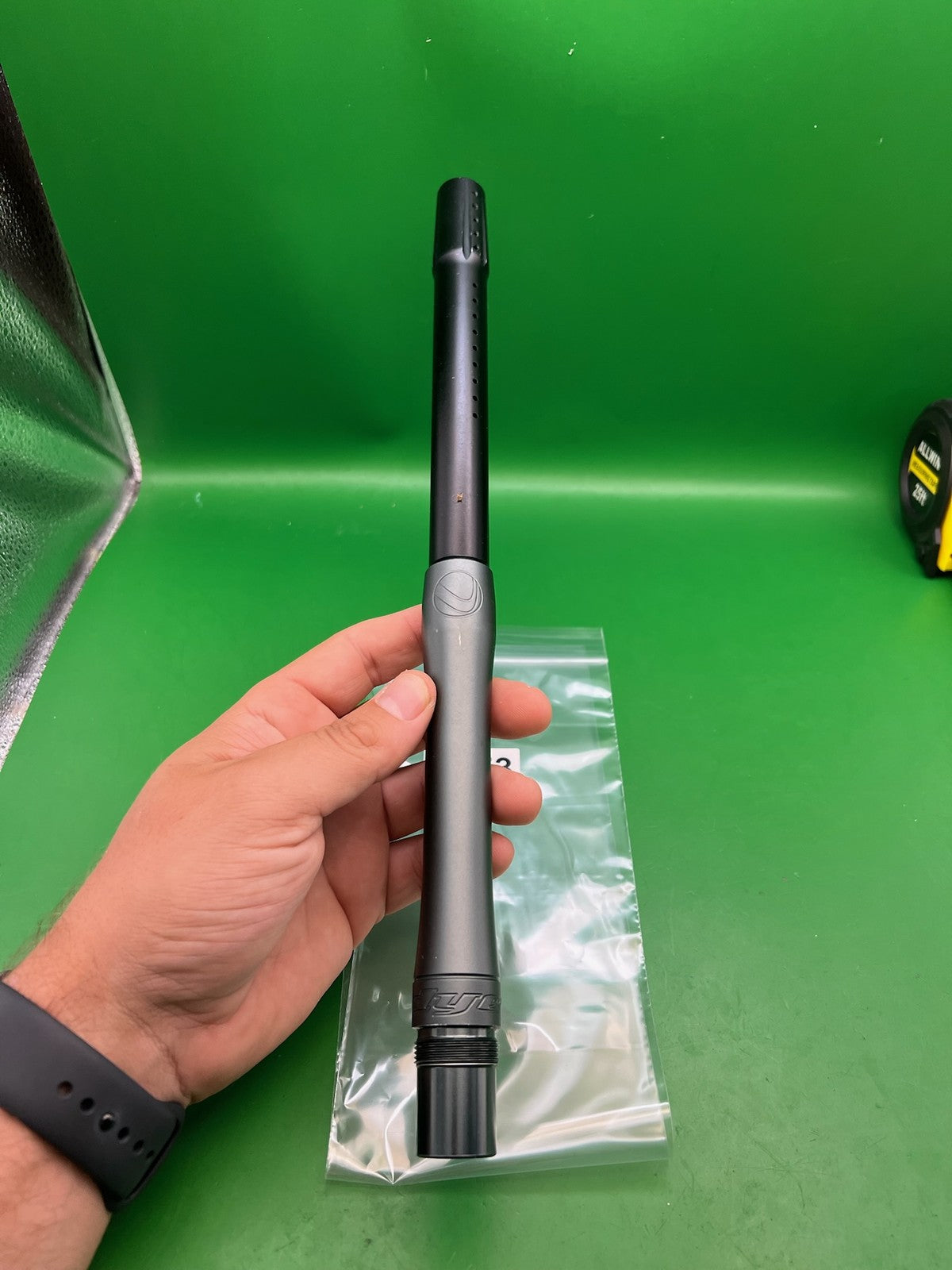 Dye Ultralite (UL) Paintball Barrel 14" 0.684 AC Thread - Grey/Black