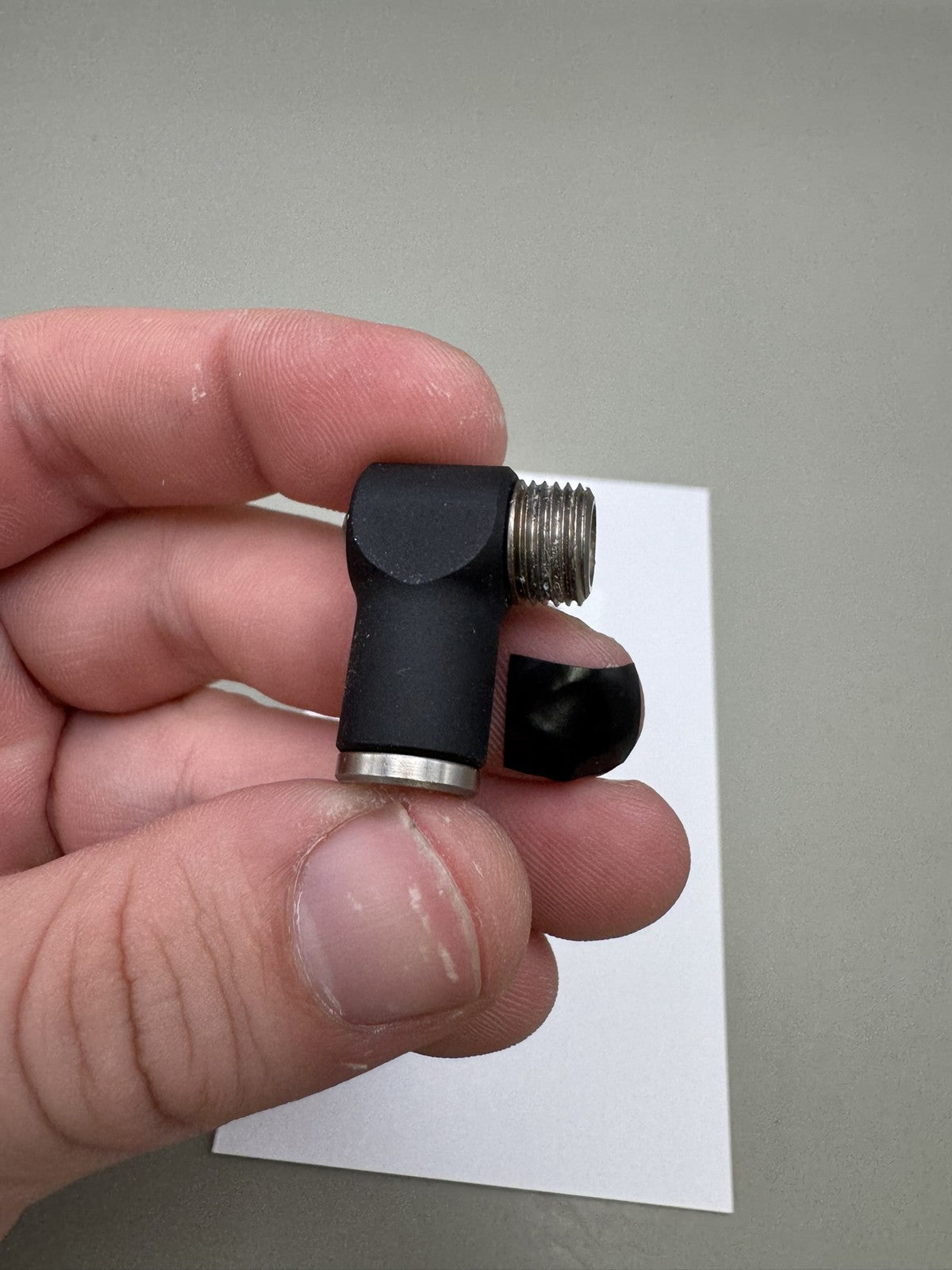 CCM 90Â° Fitting Black