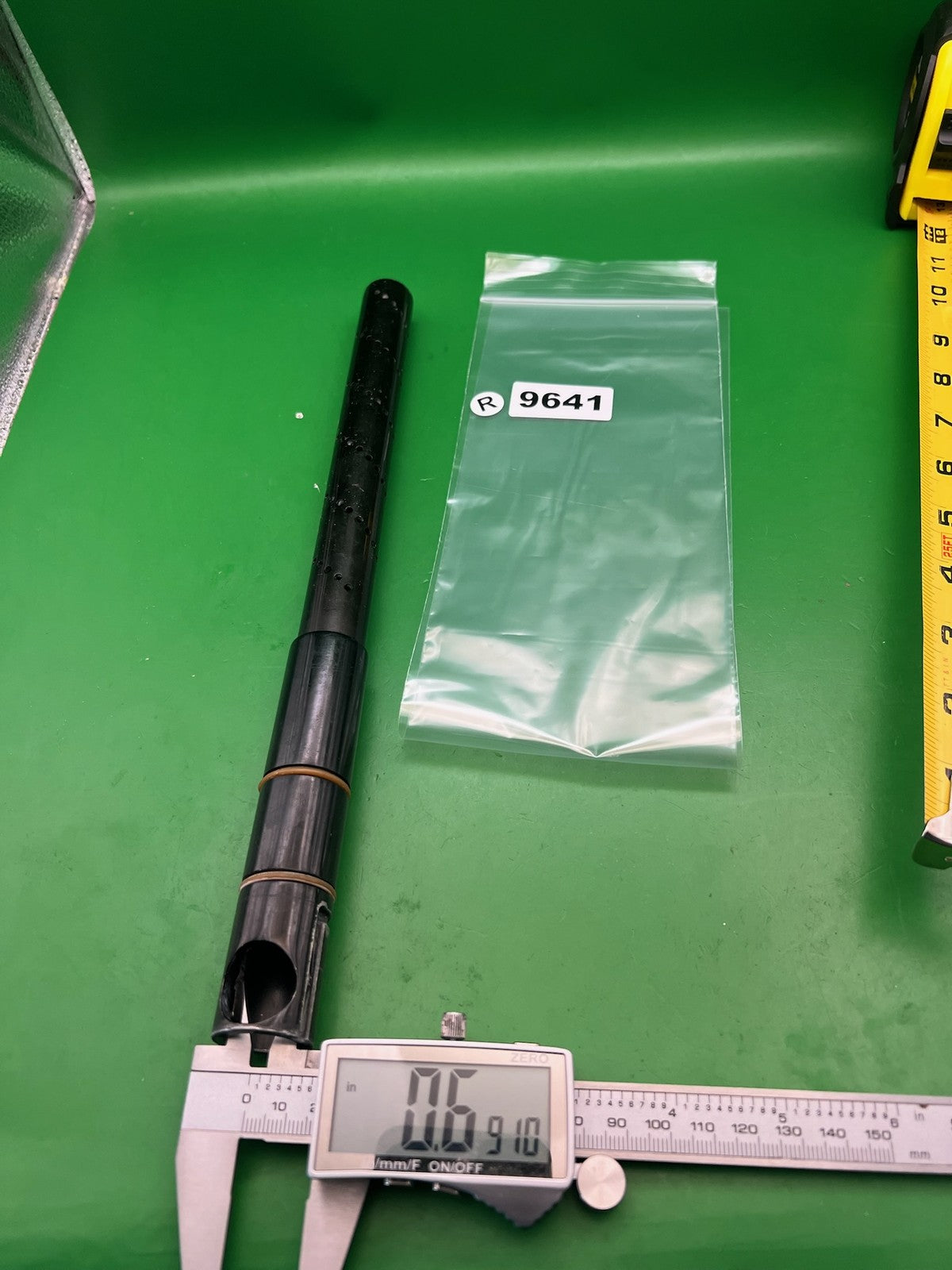 Smart Parts Tear Drop Paintball Barrel Black 0.691 12 inch AGD Automag