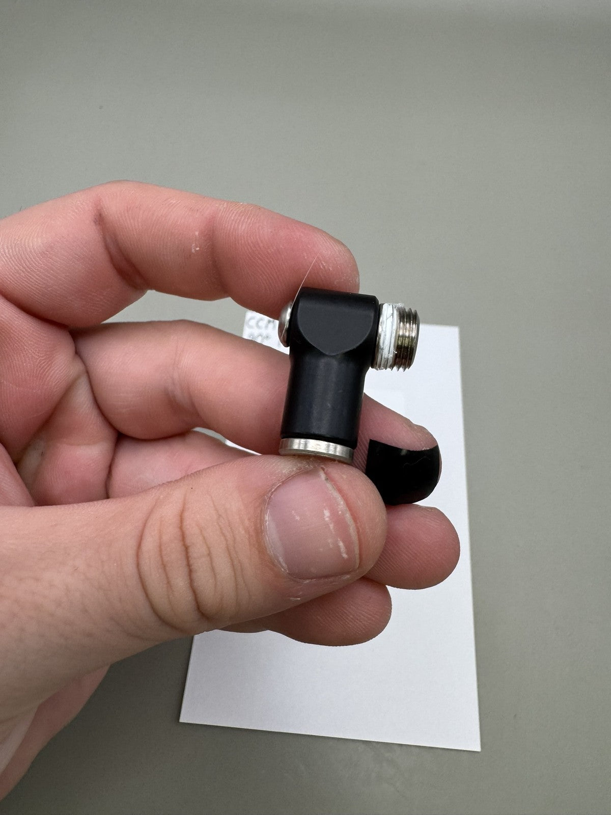CCM 90Â° Fitting Black