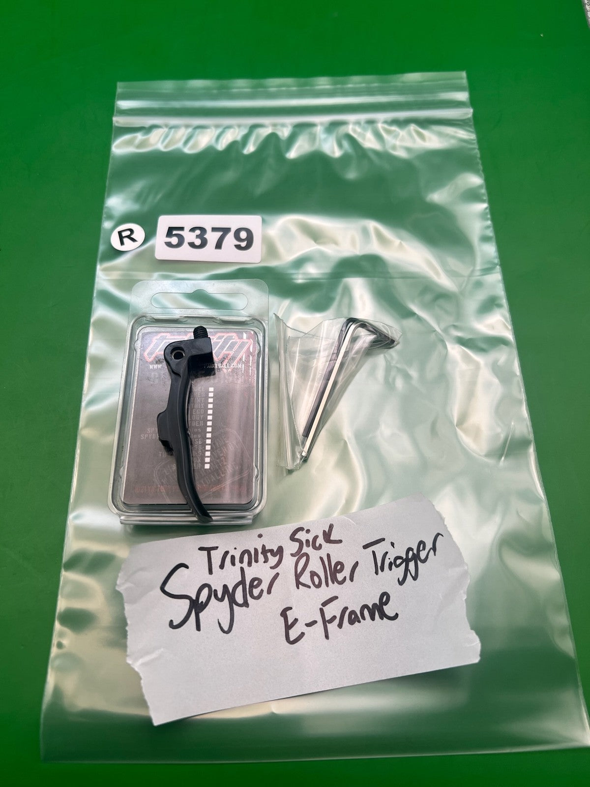 Trinity Sick Spyder E-Frame Roller Trigger Black Aluminum