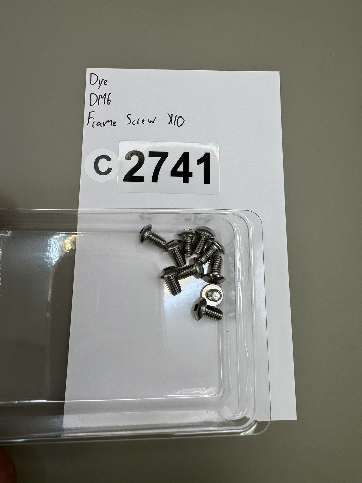 Dye DM6 Paintball Frame Screw X10