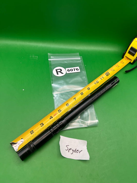 Spyder Paintball Barrel 12" .069 Black One Piece - used paintball barrel - black
