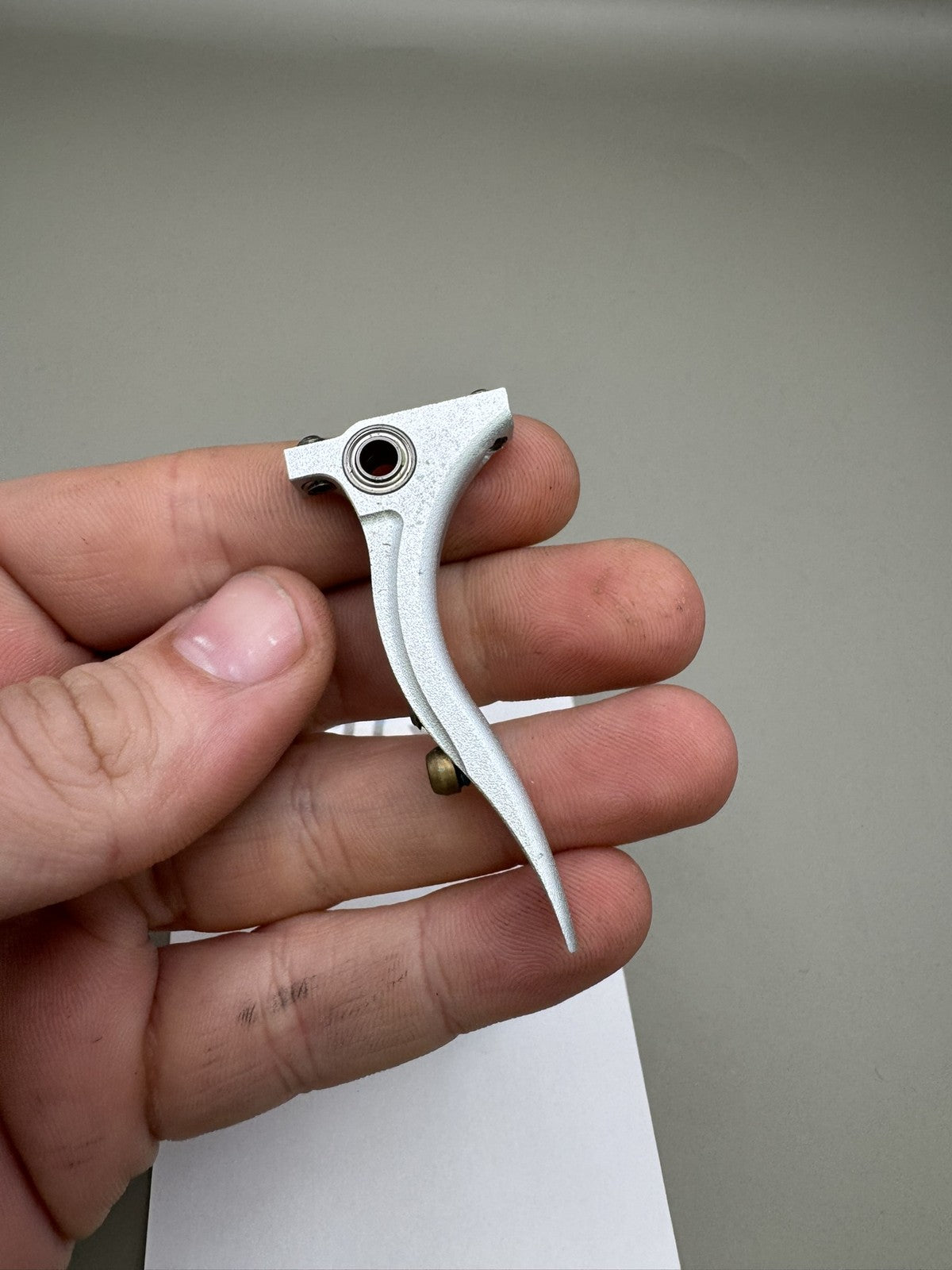 Empire AXE Pro Trigger Silver Aluminum Paintball Marker Part