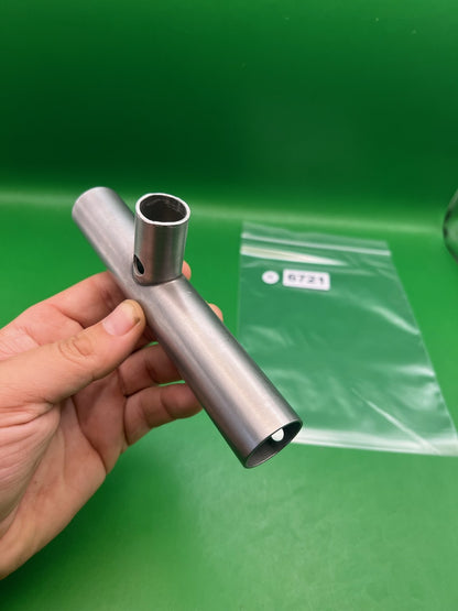 Automag Body - used paintball valve body - raw aluminum / stainless