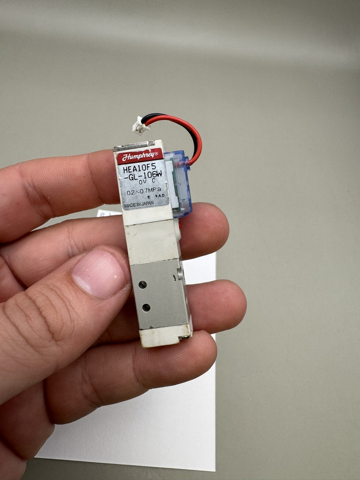 Bob Long Intimidator Solenoid Humphrey HEA10F5-GL-106W
