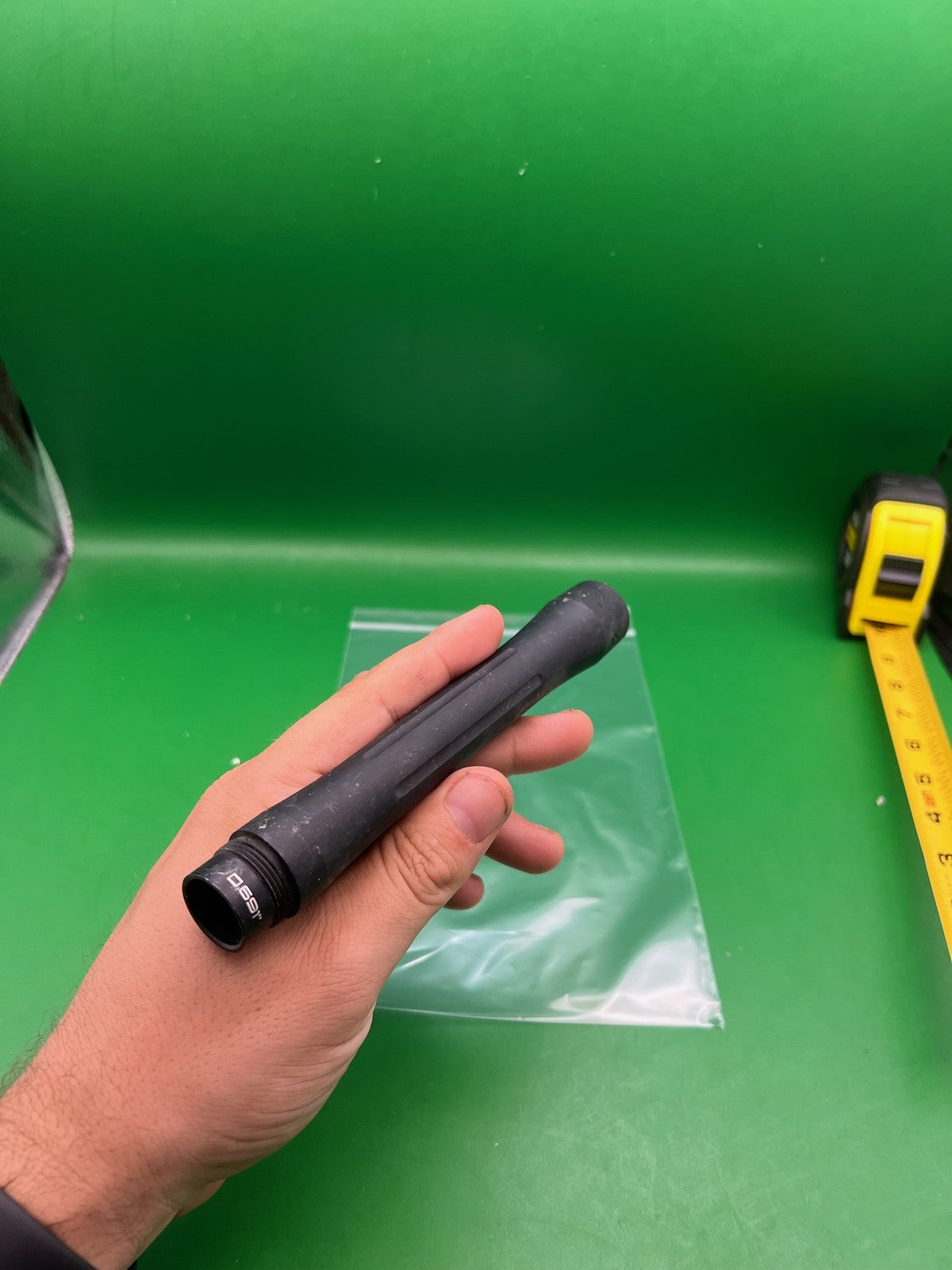 Stock Angel A1 Back - used paintball barrel back - black