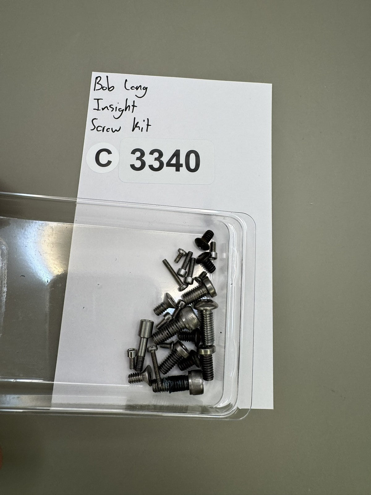 Bob Long Insight Screw kit