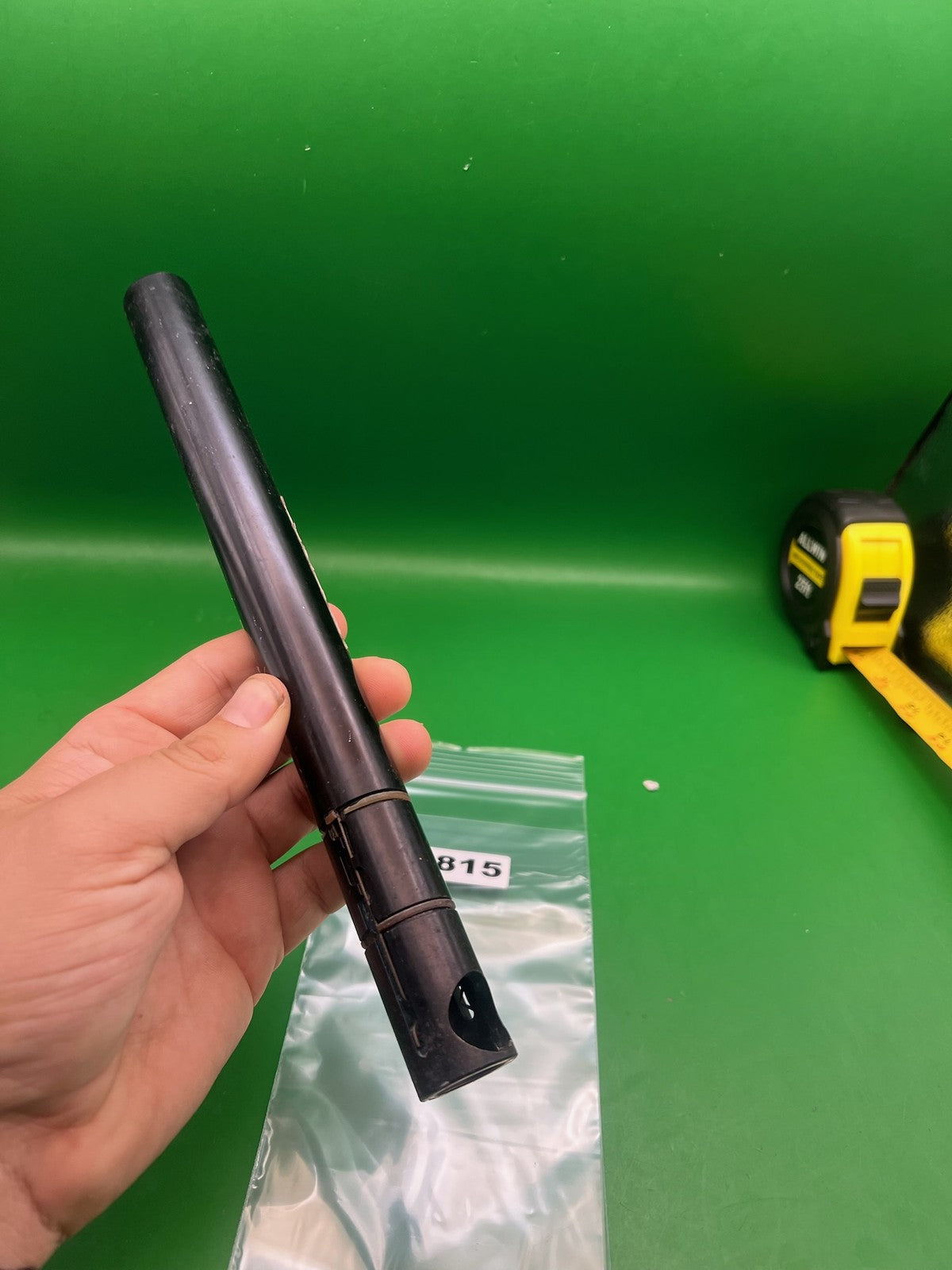 AGD Stock Barrel .688 Bore 11in - used paintball barrel - black