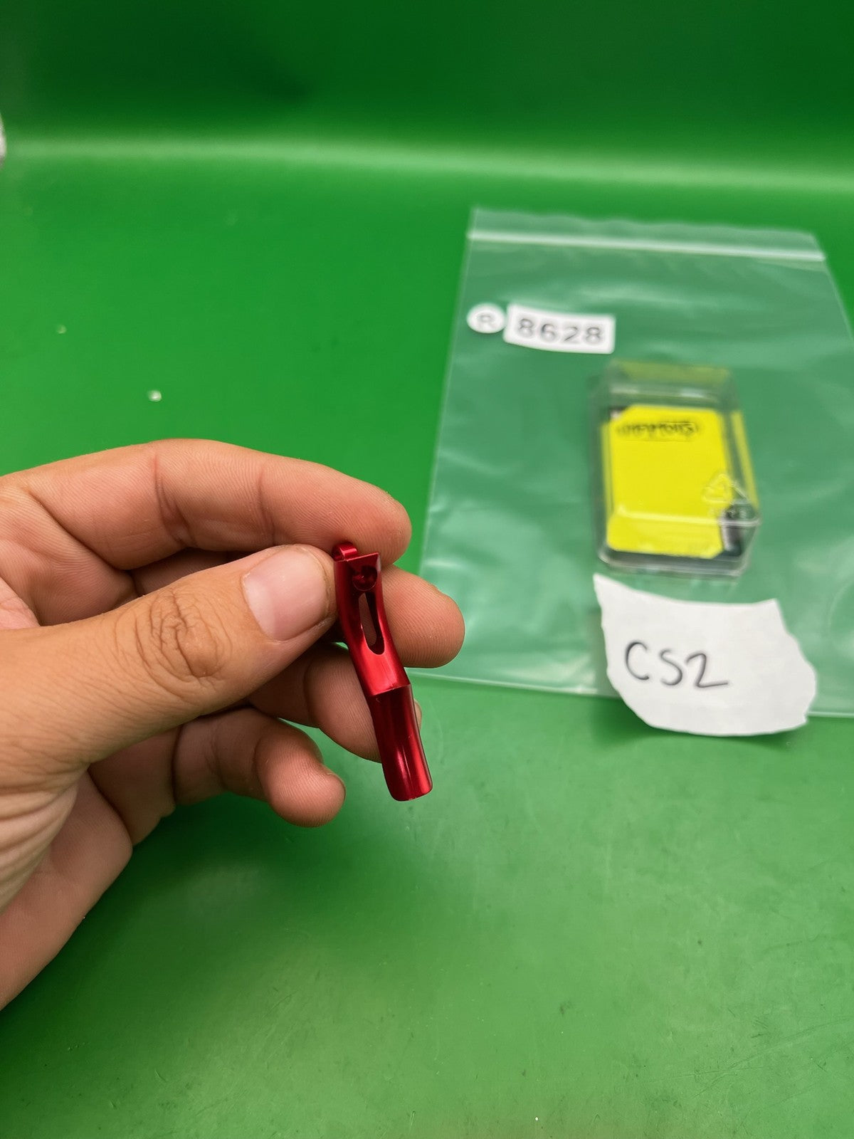 Infamous GEO R5 Deuce Trigger Red Fits CS2 CS3 Aluminum Anodized