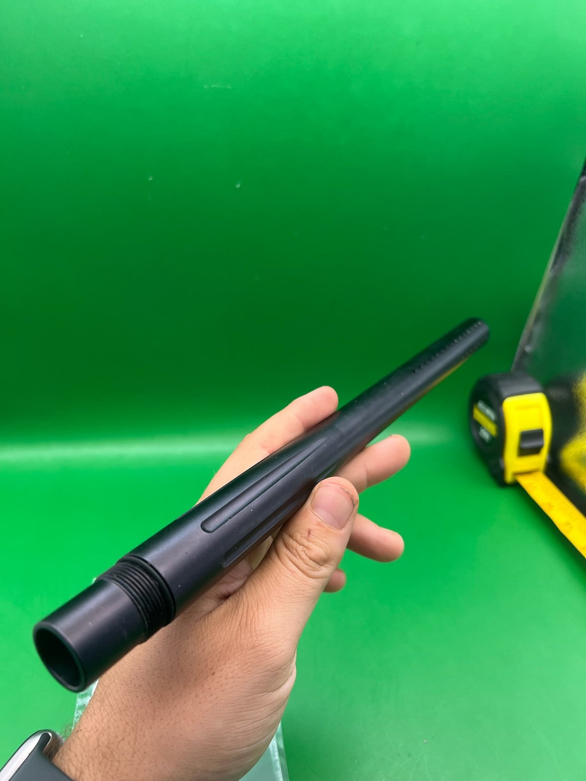 Stock Empire Autococker .689 Black - used paintball barrel back - black