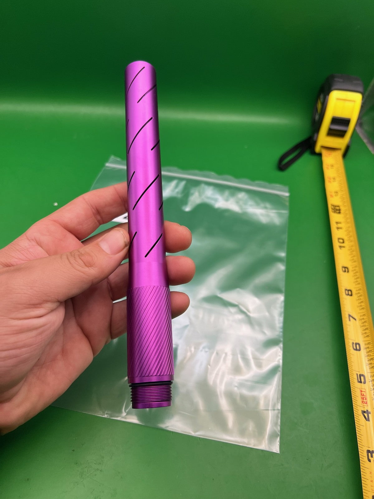 Infamous Pro DNA Silencio AC Threaded Barrel Tip Purple Aluminum 14"