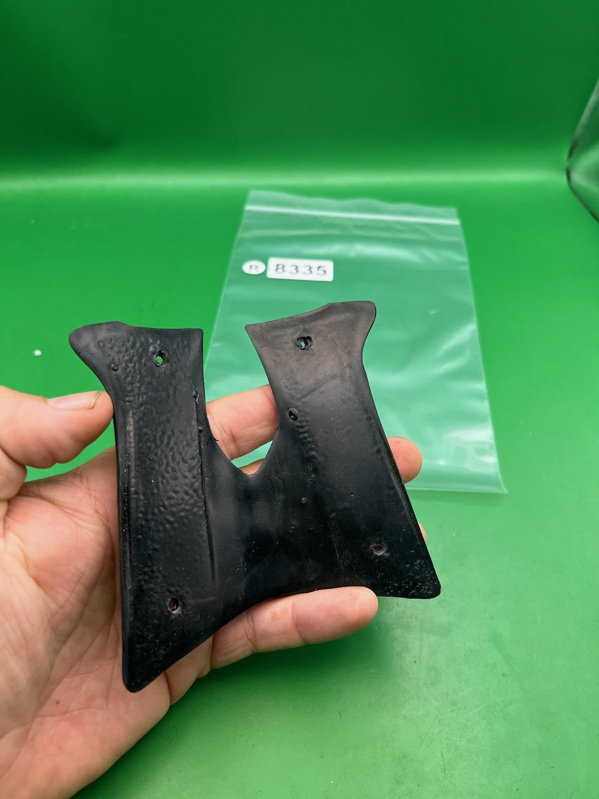 Gen X Global GXG 1911 45 Style Paintball Marker Grips Black Gray Stars