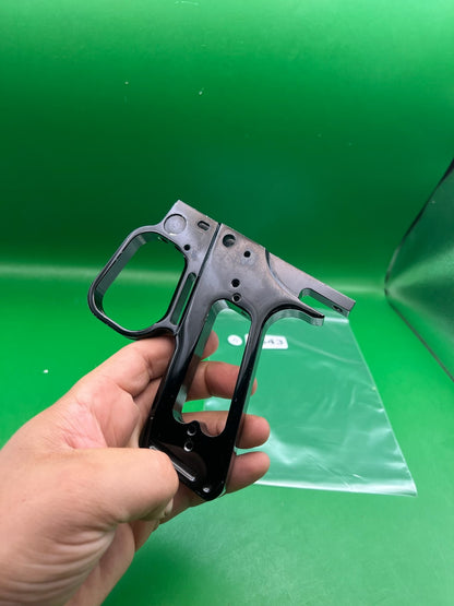 Autococker Hinge Frame - used paintball grip frame - black