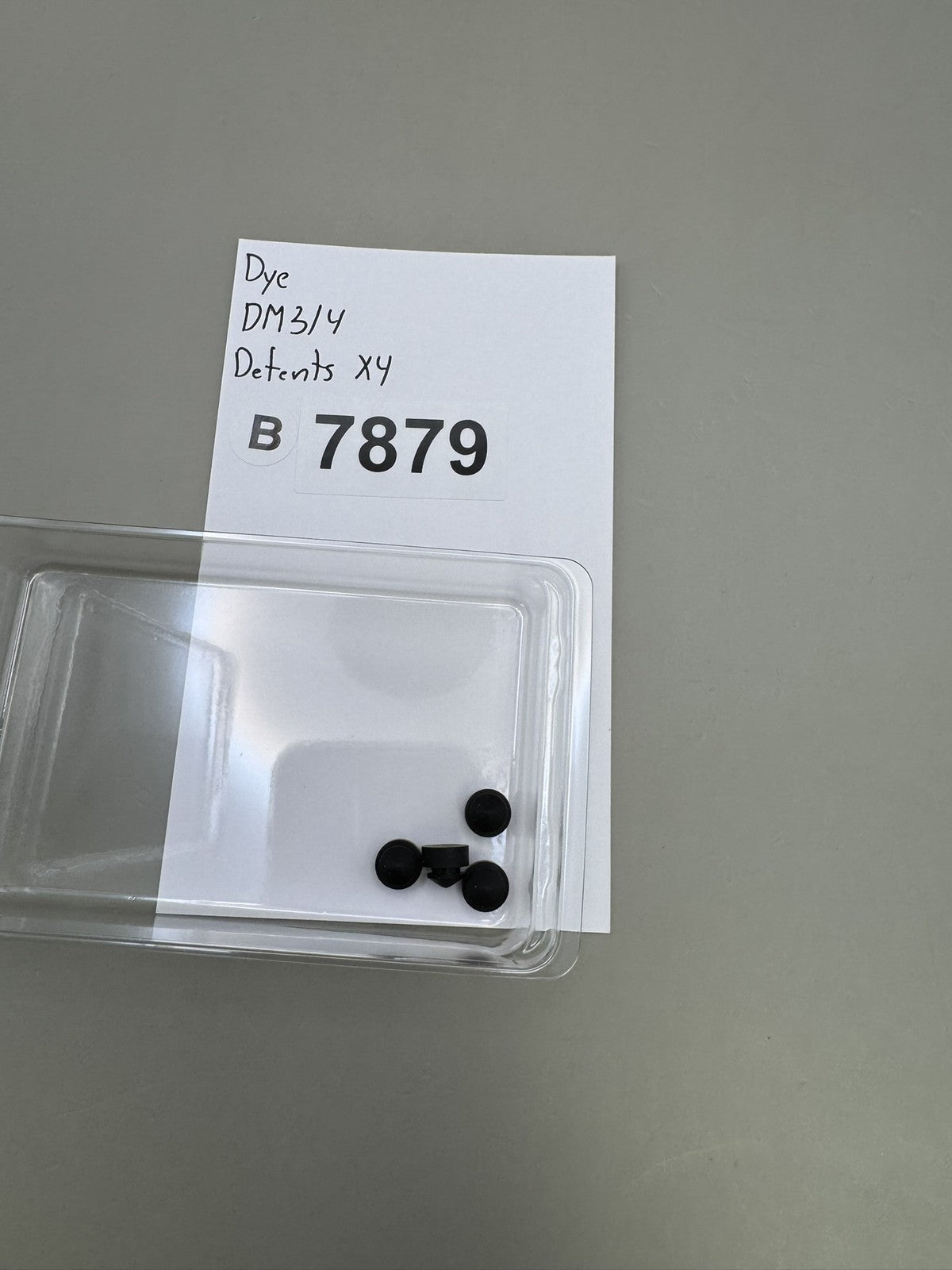 Dye DM3 DM4 Detents Black x4