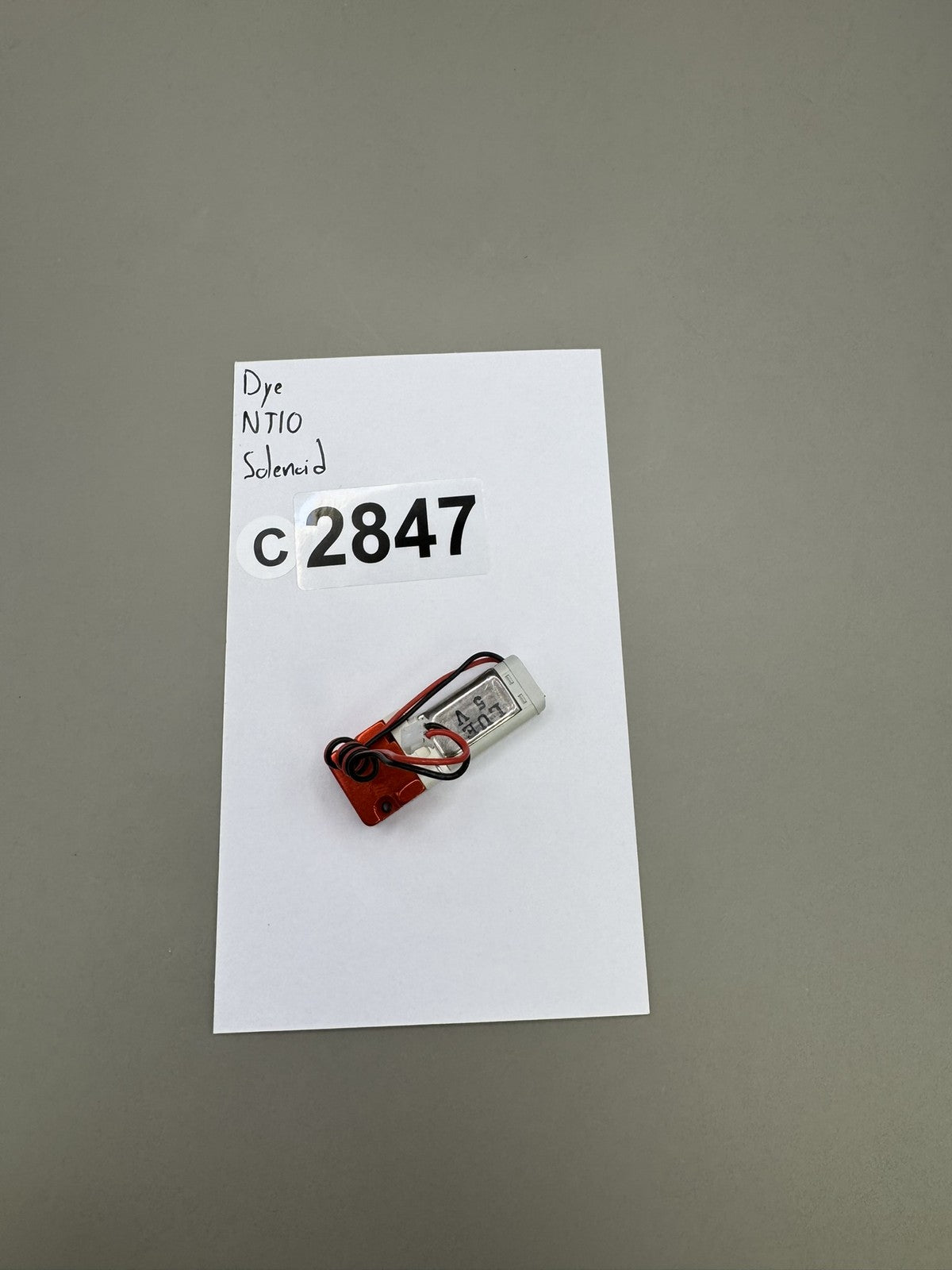 Dye NT10 Solenoid
