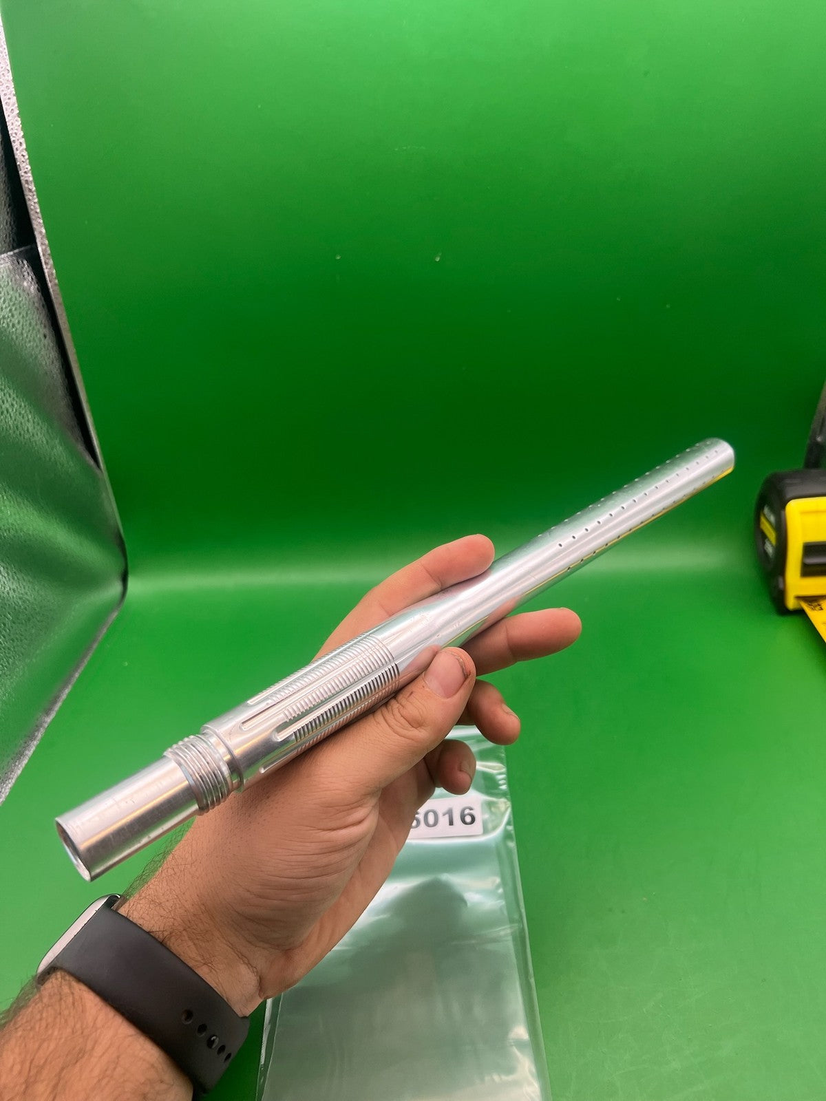 Angel Cobra Barrel - used paintball barrel - silver