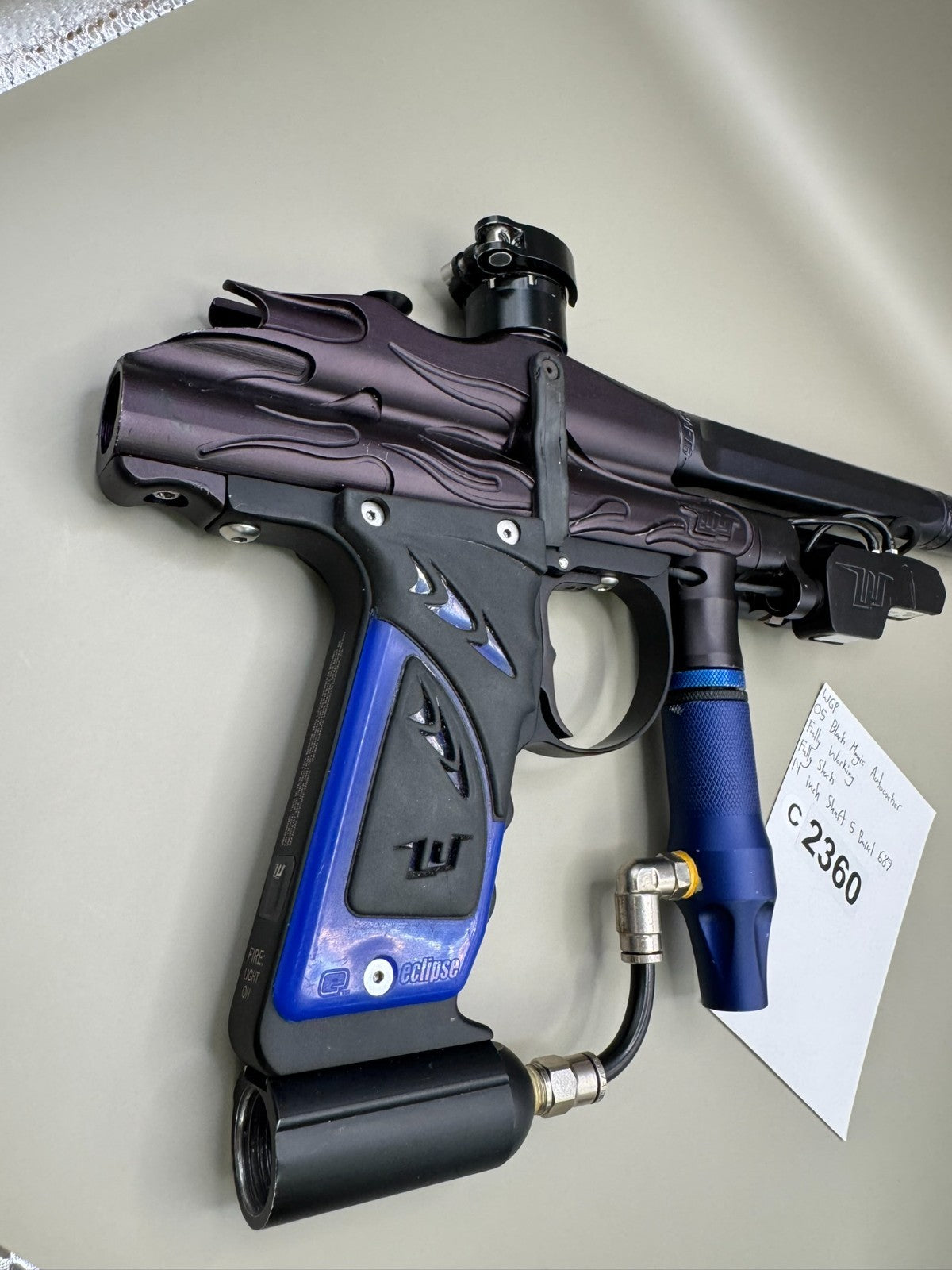 WGP 05 Black Magic Autococker - Paintball Marker Fully Working