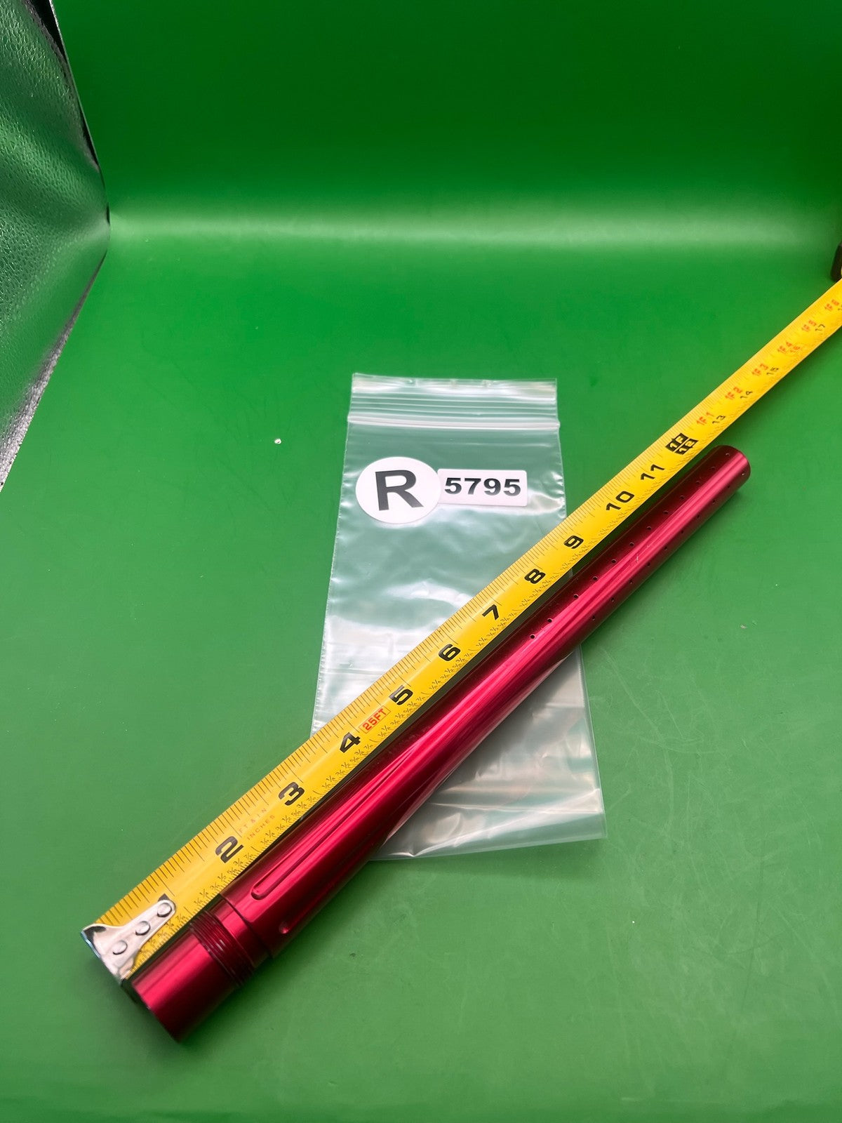 Stock Autococker 14" .690 Red - used paintball barrel - red anno