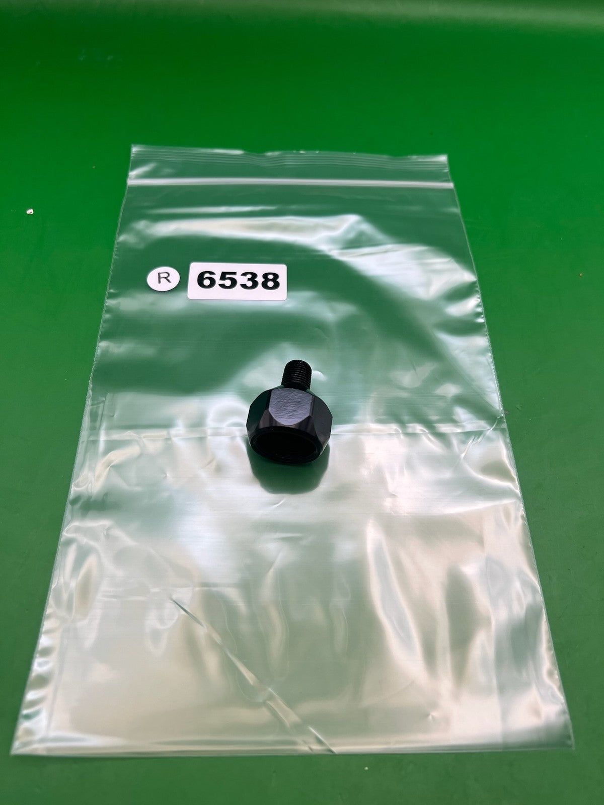 Paintball CO2 HPA Tank Adapter 3/8 NPT Male to Female Black
