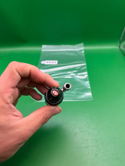Custom Products CP ASA Black Gloss Knurled Knob w/ Elbow Fitting