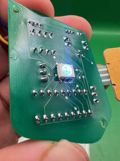 Dye DM5 LED LBDM4-Ver4 Circuit Board with Membrane &amp; Eye Sensor Wiring