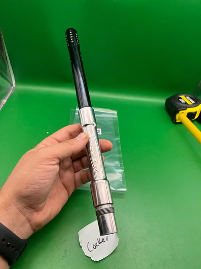 Dye Boomstick 14" Barrel .686 Bore Autococker AC Thread Silver Black Tip