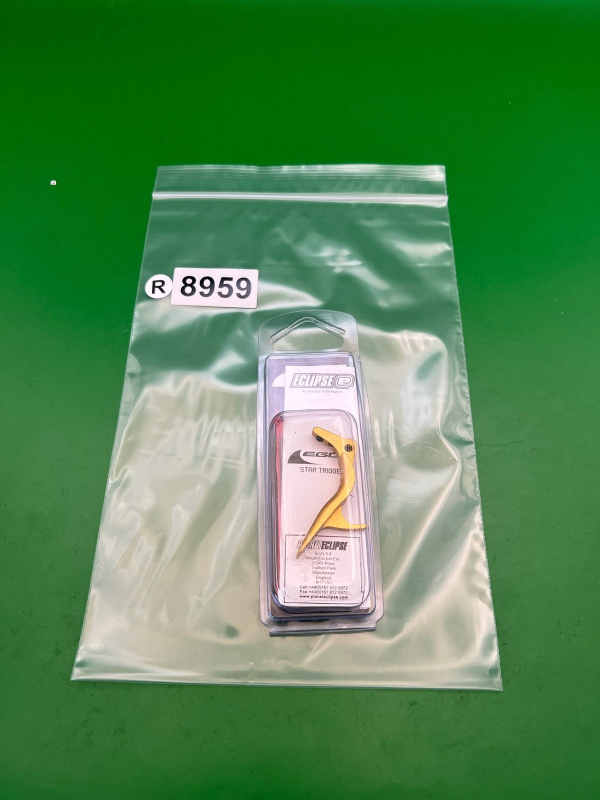 Planet Eclipse Ego Star Trigger Gold Anodized Aluminum ECLEG0R1201