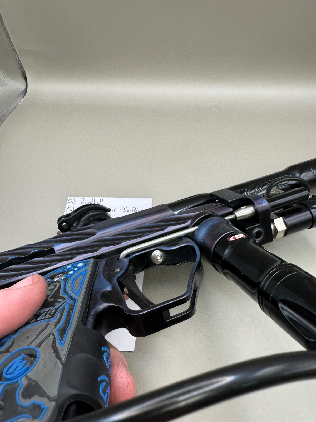 OB Paintball Mid Block Autococker - Blue/Black - Paintball Marker Fully Working