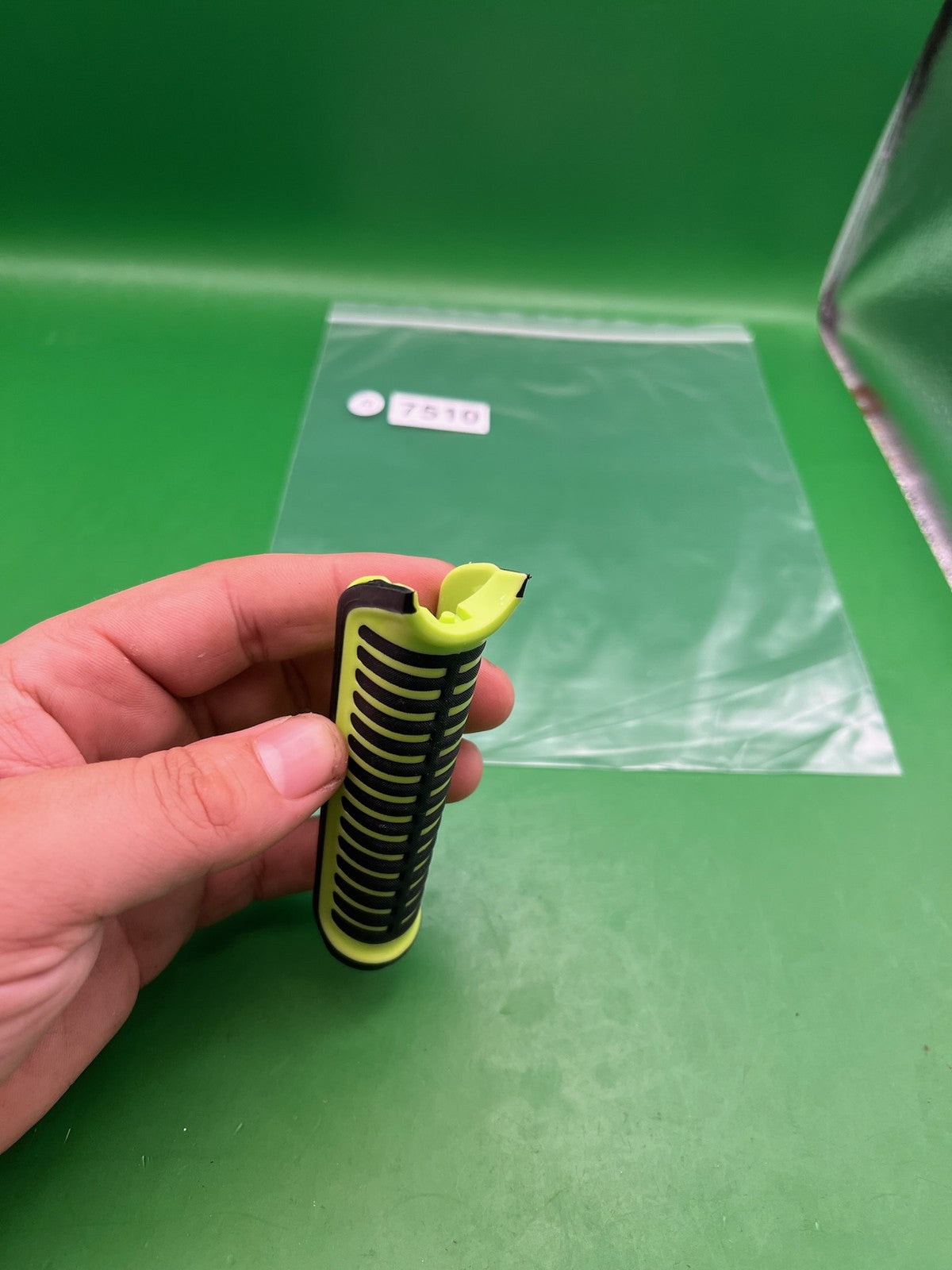 DLX Luxe ICE Luxe X Front Rubber Grip Cover Lime Green Black