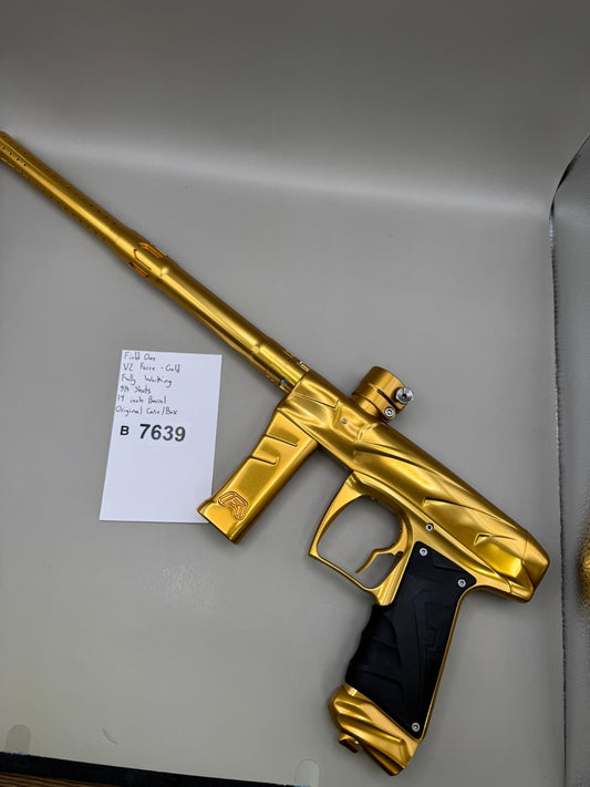 Field One V2 Force - Gold - Paintball Marker Fully Working