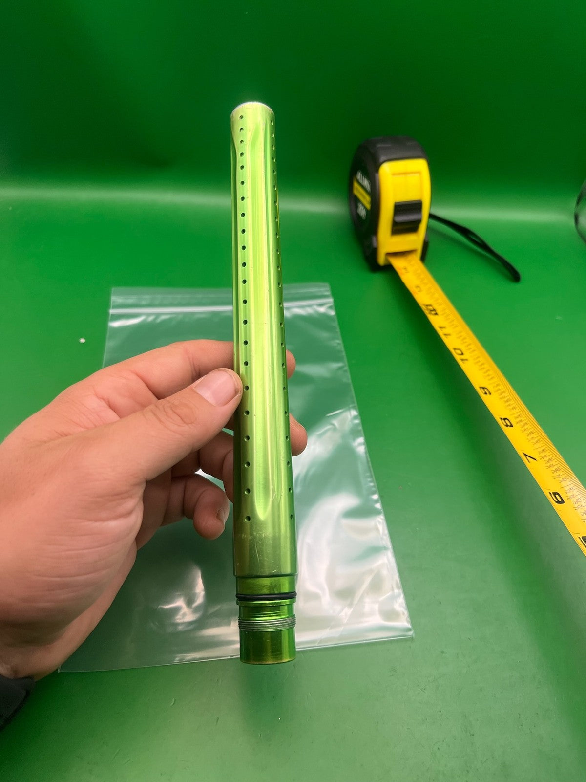 Empire PB 12in Paintball Barrel AC Autococker Thread Anodized Green