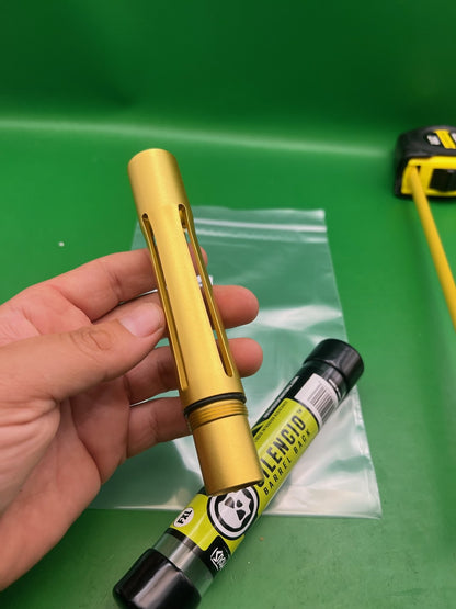 Infamous Silencio FXL Freak XL Barrel Back Autococker Thread Dust Gold