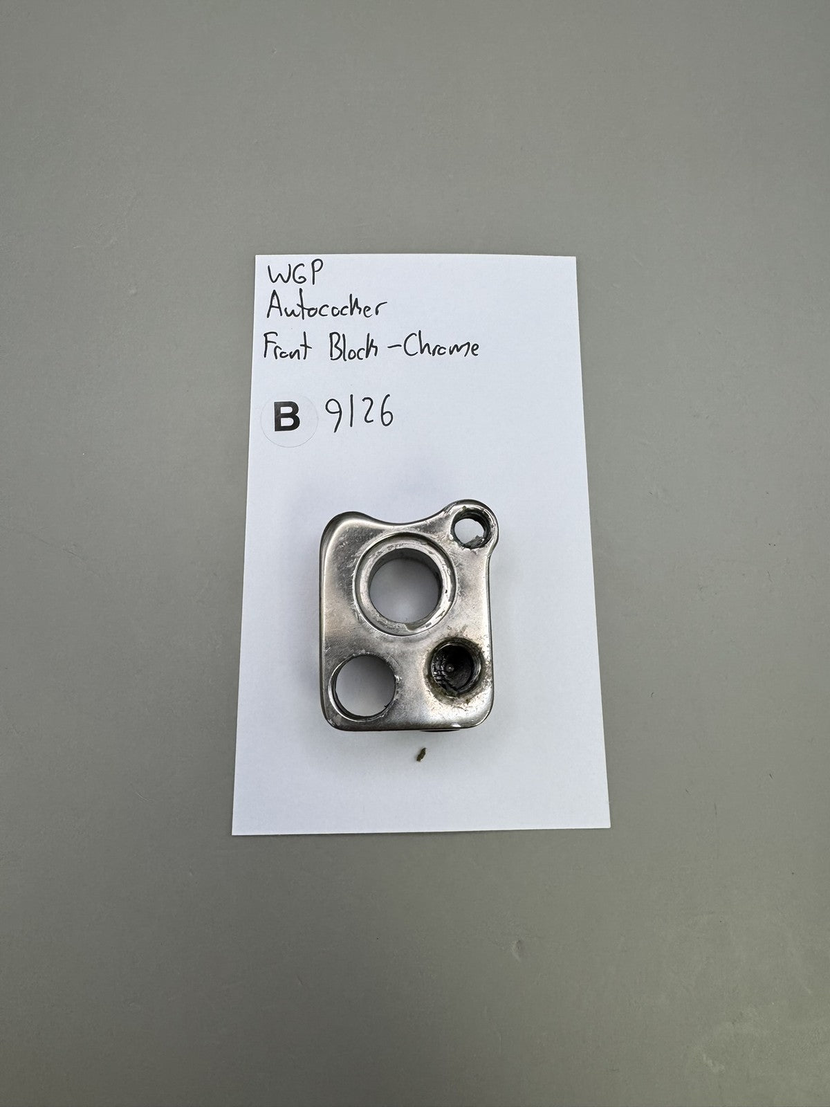 WGP Autocoker Front Block -Chrome