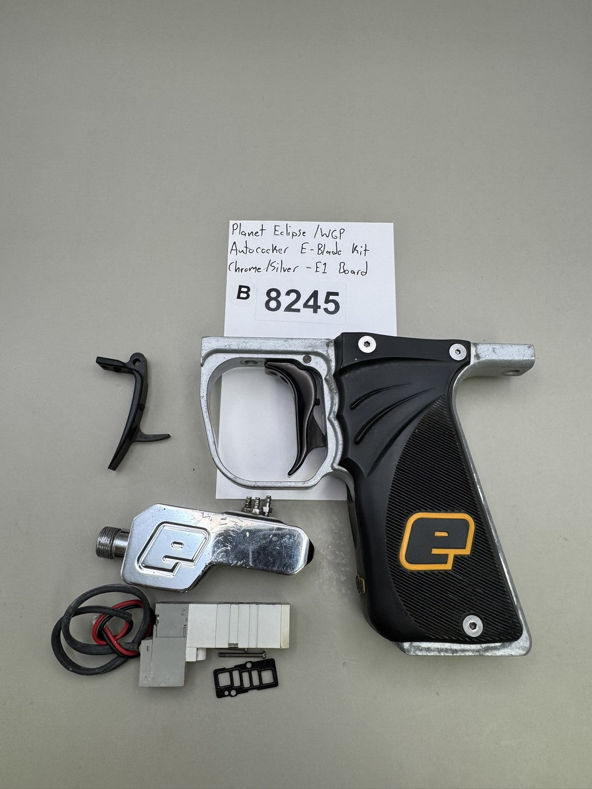 Planet Eclipse /WGP Autococker E-Blade Kit Chrome/Silver -E1 Board