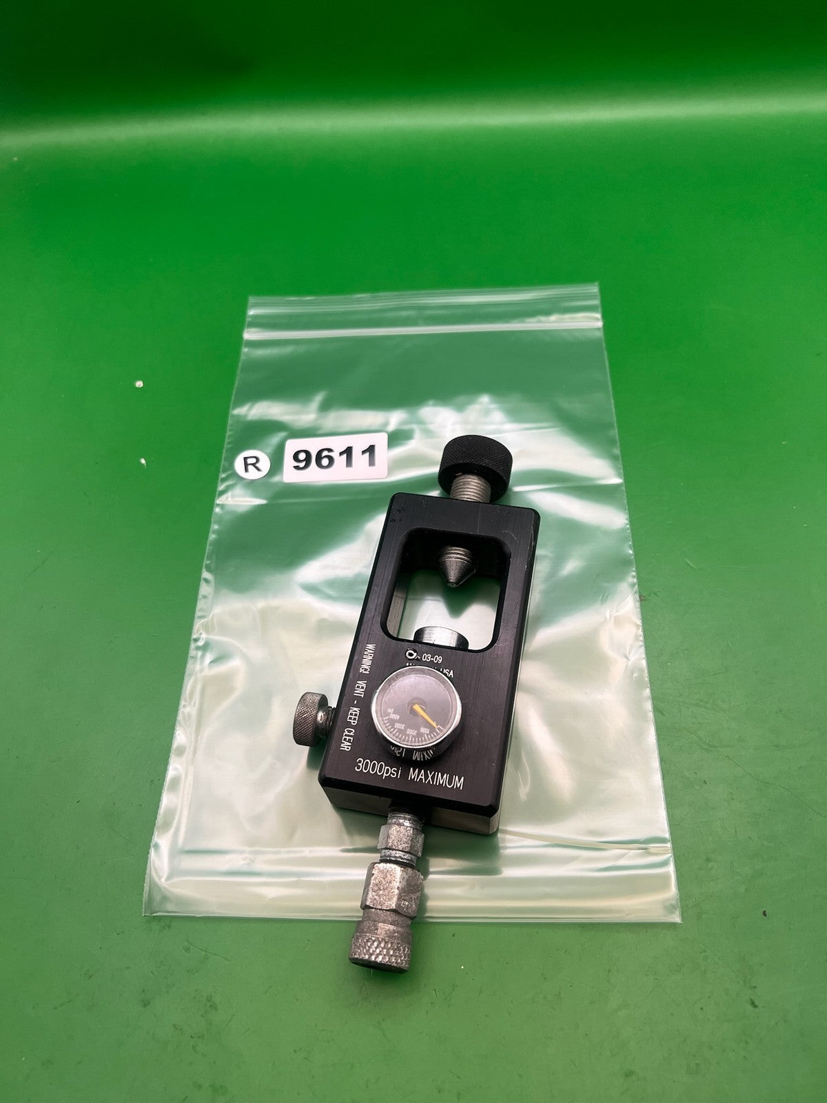 Ninja Paintball Scuba Fill Station  HPA Yoke Black Made in USA